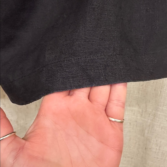 Reformation olina black linen pants size M - Picture 9 of 12